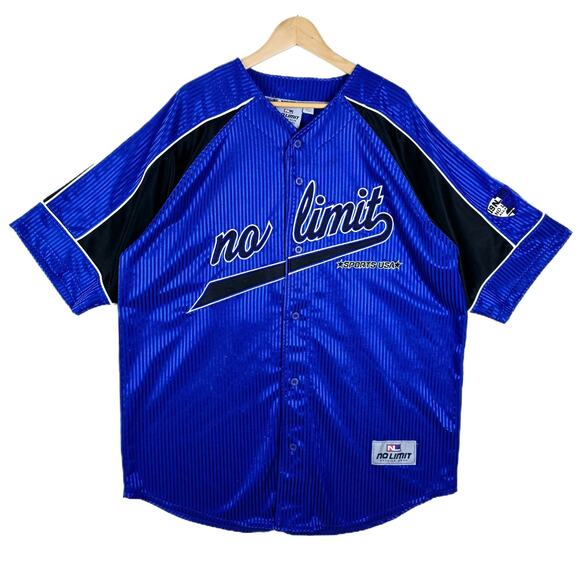 Vintage No Limit Soldier Gear Baseball Jersey Size XL Master P Miller Hip Hop - Picture 1 of 15